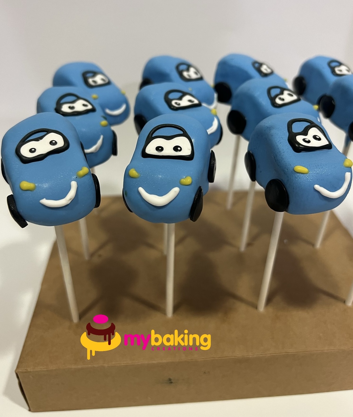 Custom Disney Cars themed cake pops San Francisco