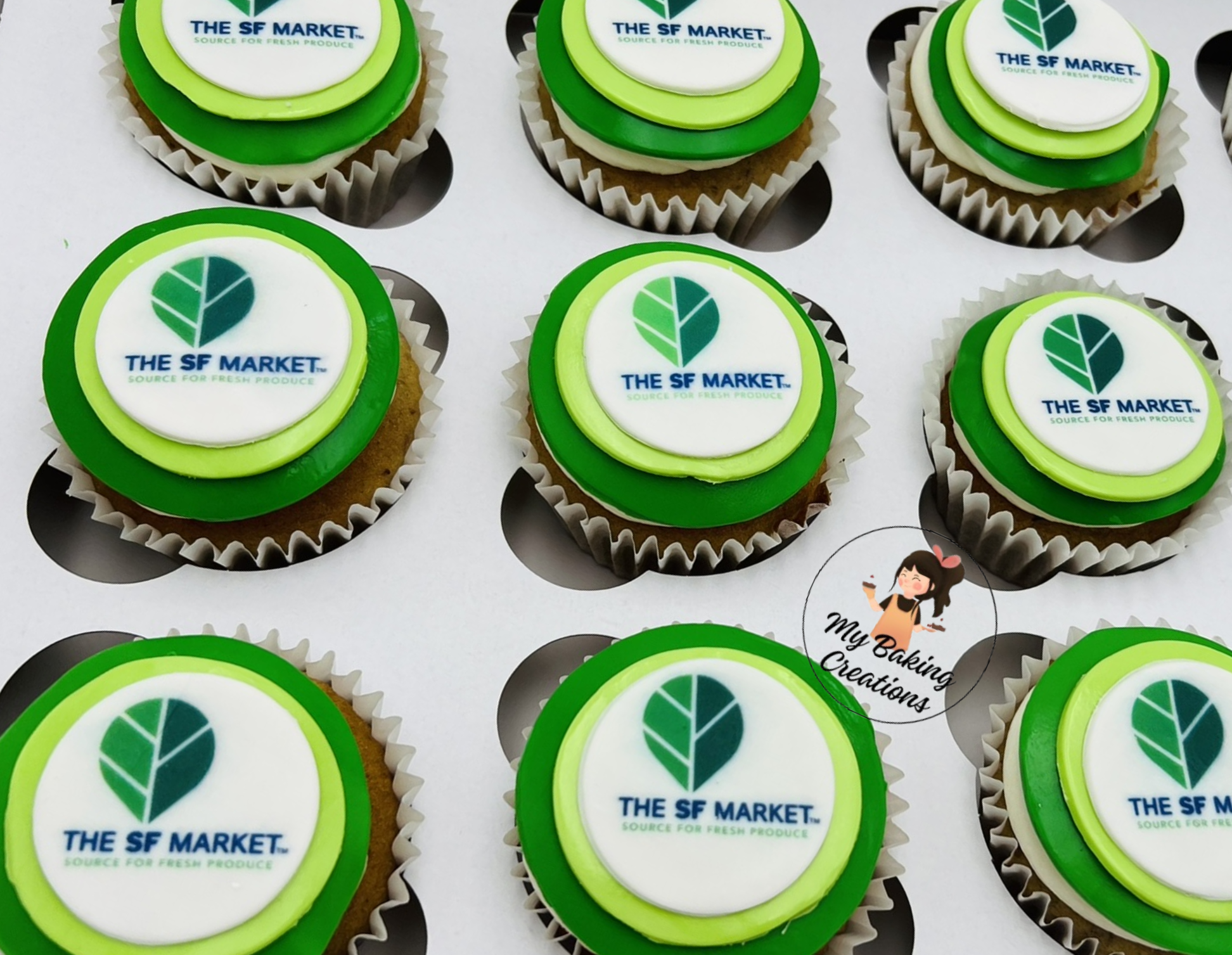 Corporate cupcakes by My Baking Creations