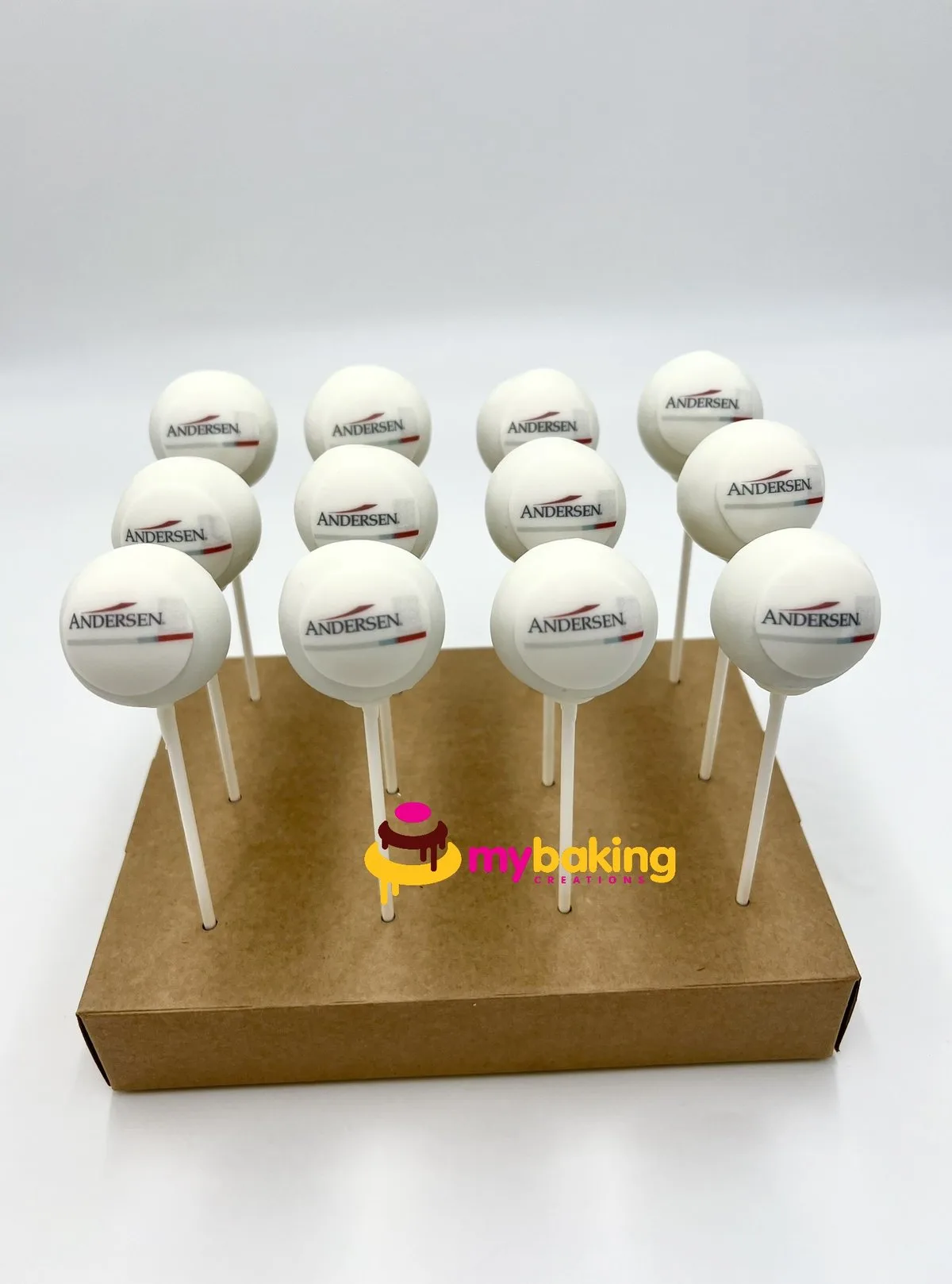 Andersen Tax logo corporate cake pops Bay Area San Francisco