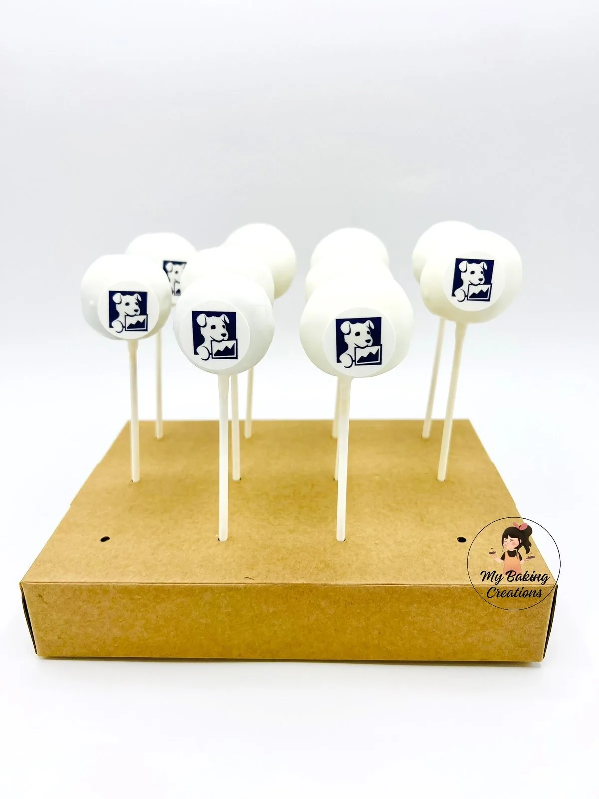 Datadog logo corporate cake pops San Francisco Bay Area