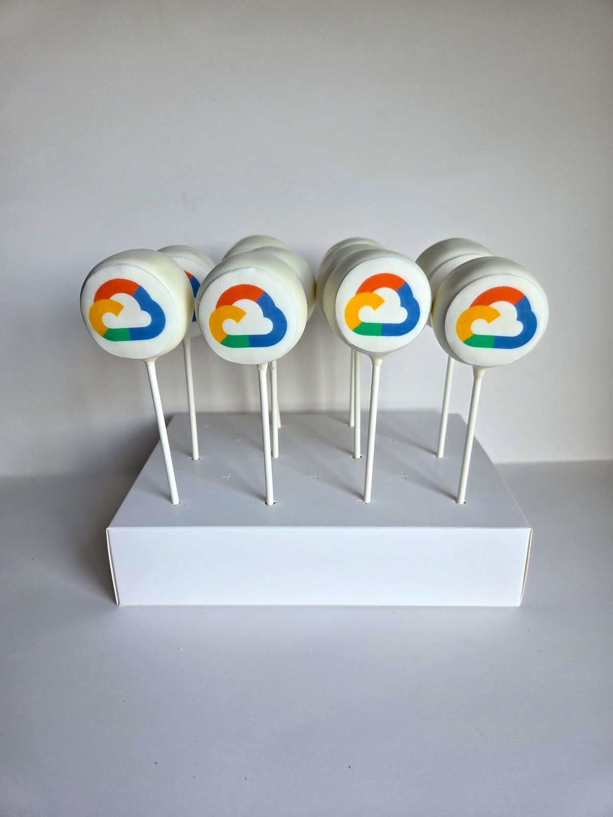 Google logo corporate cake pops Bay Area San Francisco