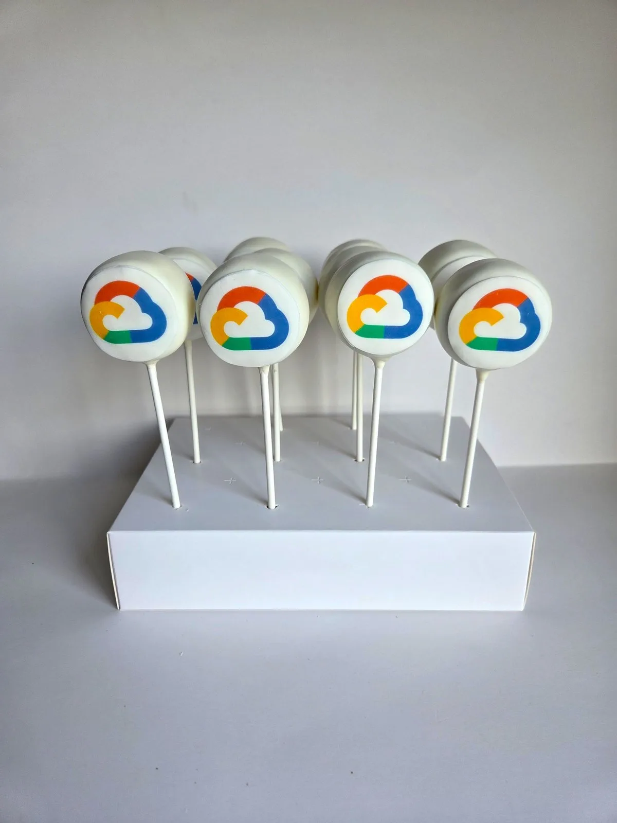 Google logo corporate cake pops Bay Area San Francisco