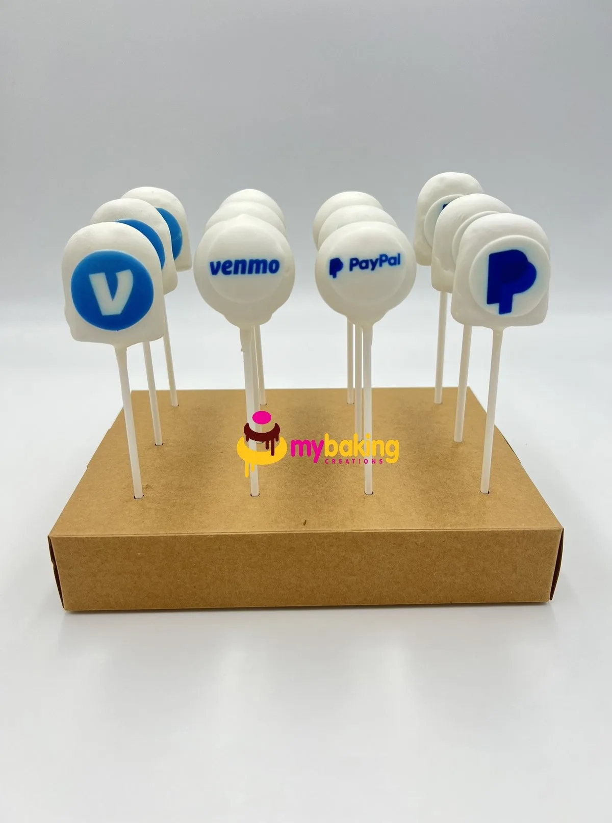 PayPal logo corporate cake pops San Francisco Bay Area