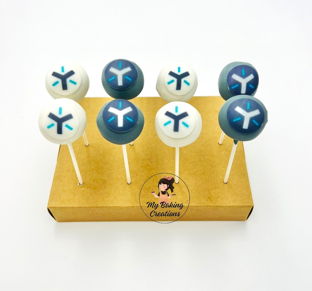 Y logo corporate cake pops San Francisco Bay Area