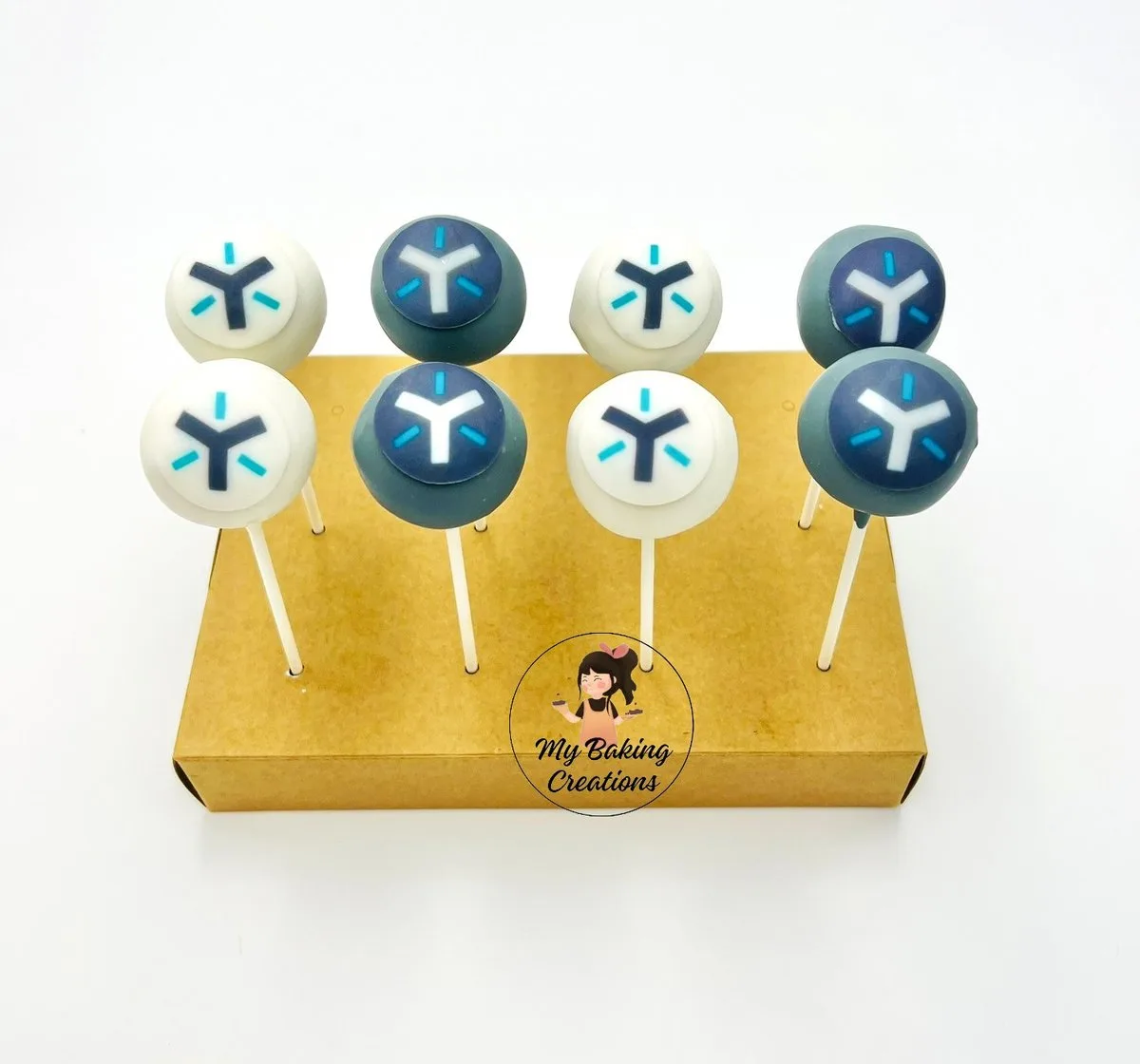 Y logo corporate cake pops San Francisco Bay Area