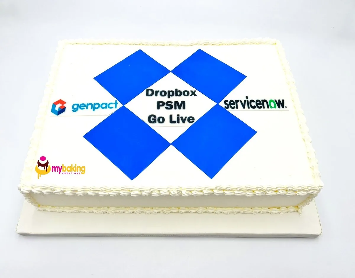 Genpact logo corporate business cake Bay Area San Francisco