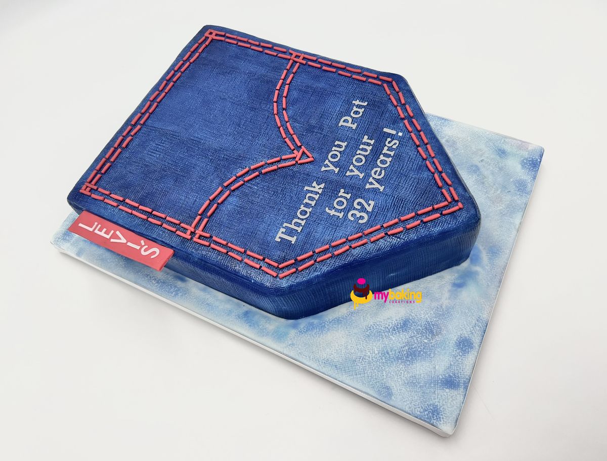 Levis Strauss pocket corporate cake San Francisco Bay Area