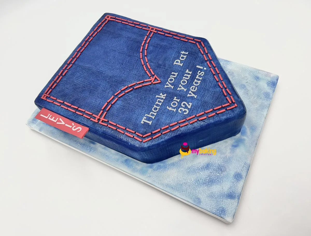 Levis Strauss pocket corporate cake San Francisco Bay Area