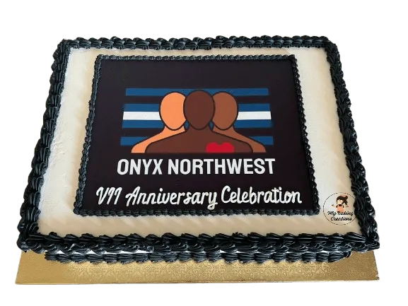 ONYX logo corporate business cake San Francisco Bay Area
