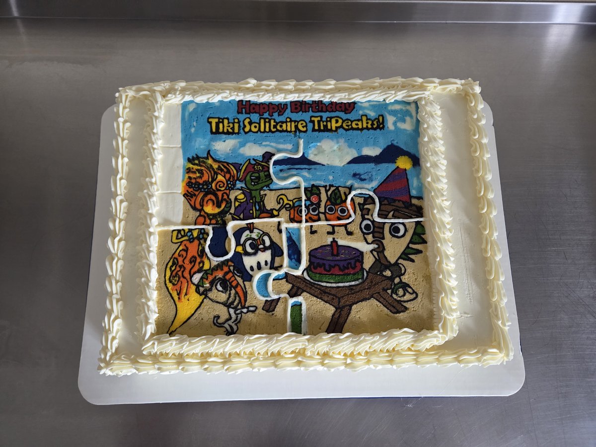 Solitaire image corporate business cake Bay Area San Francisco