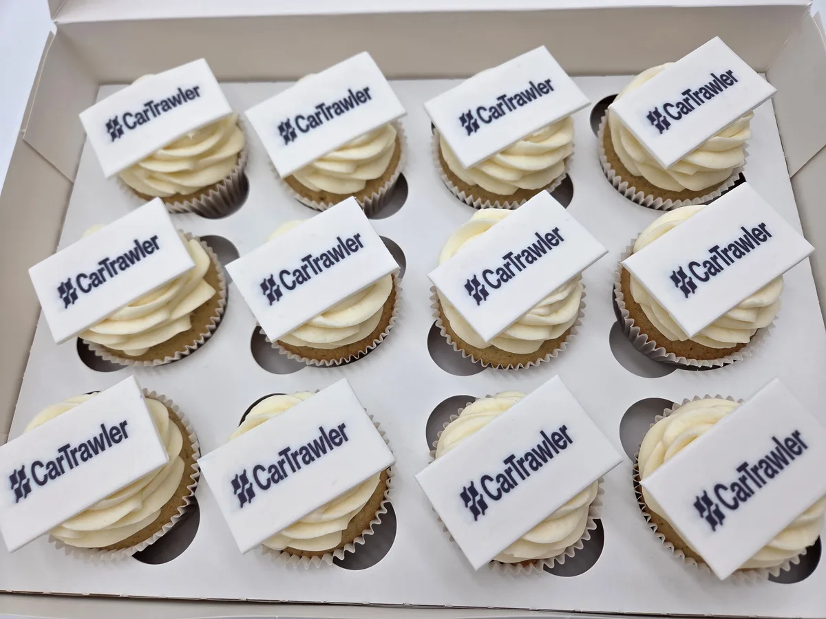 CarTrawler logo corporate cupcakes Bay Area team celebration
