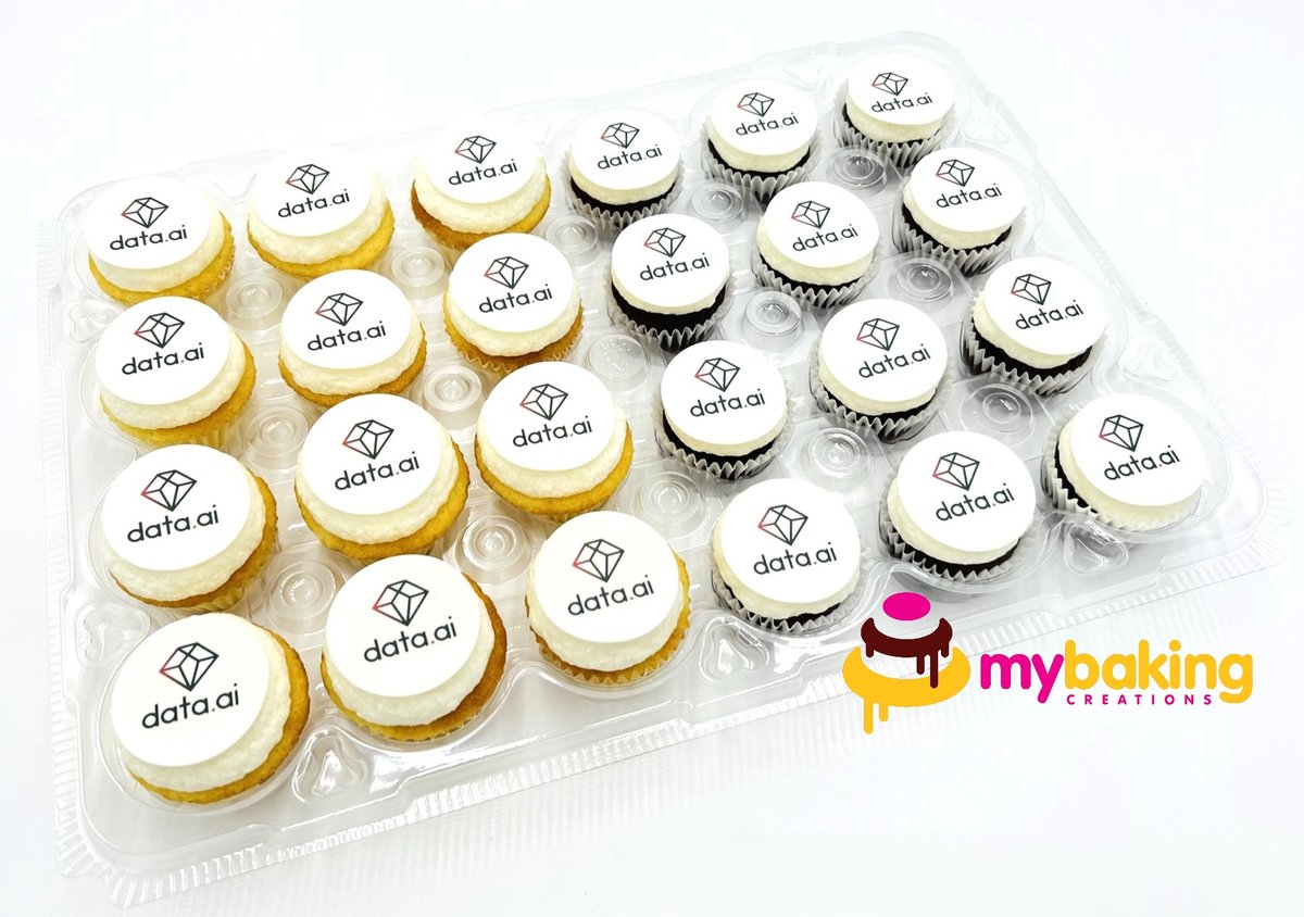 Data AI custom corporate cupcakes San Francisco Bay Area