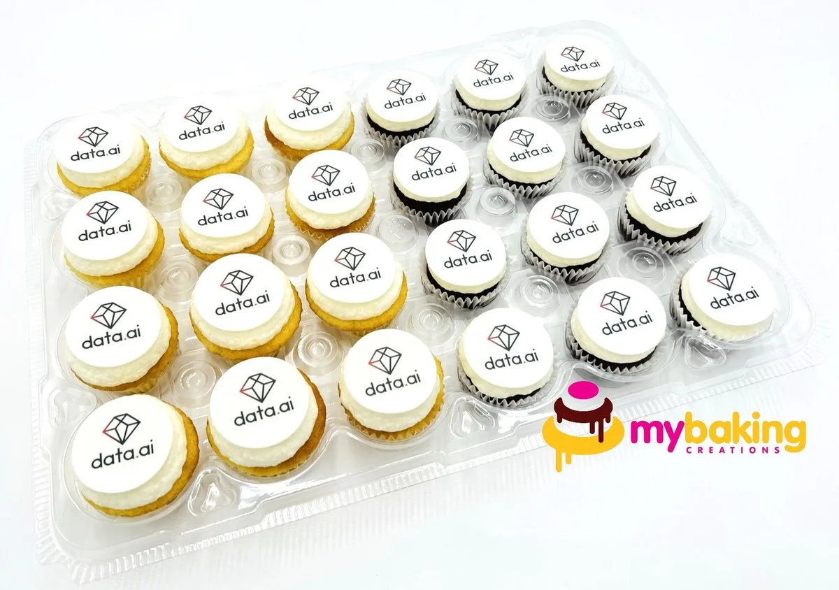 Data AI custom corporate cupcakes San Francisco Bay Area