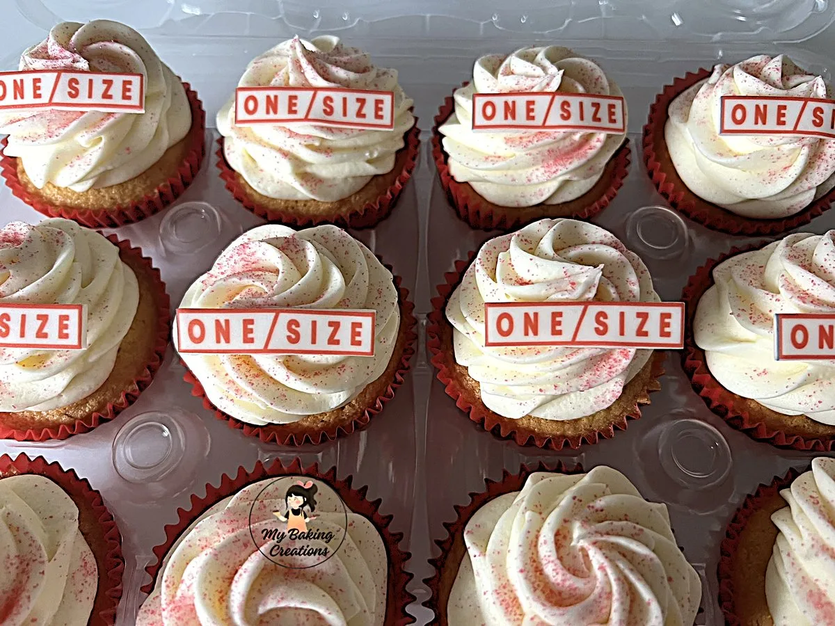 One Size Cosmetics corporate cupcakes San Francisco Bay Area