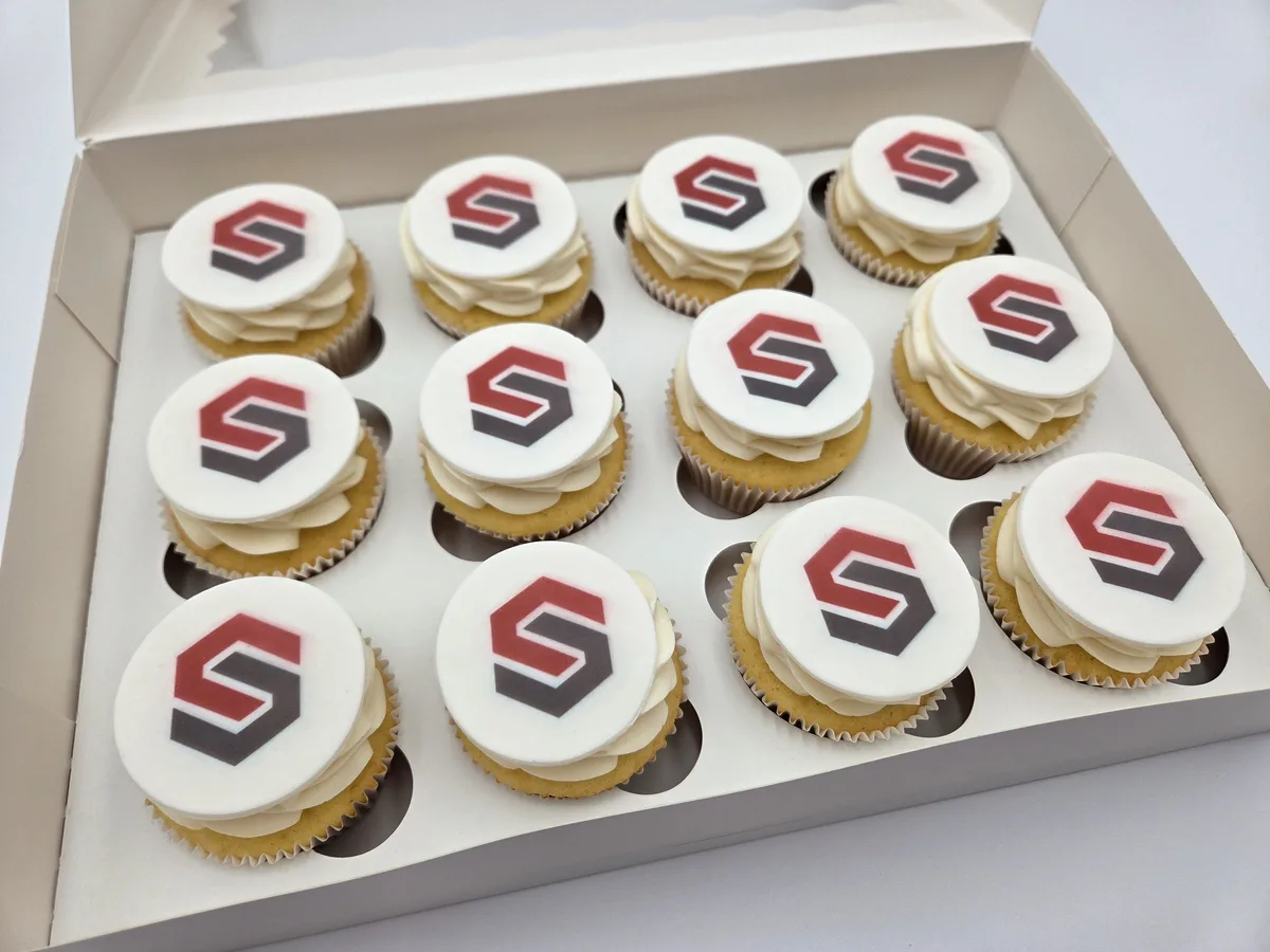 Tech startup logo corporate cupcakes San Francisco