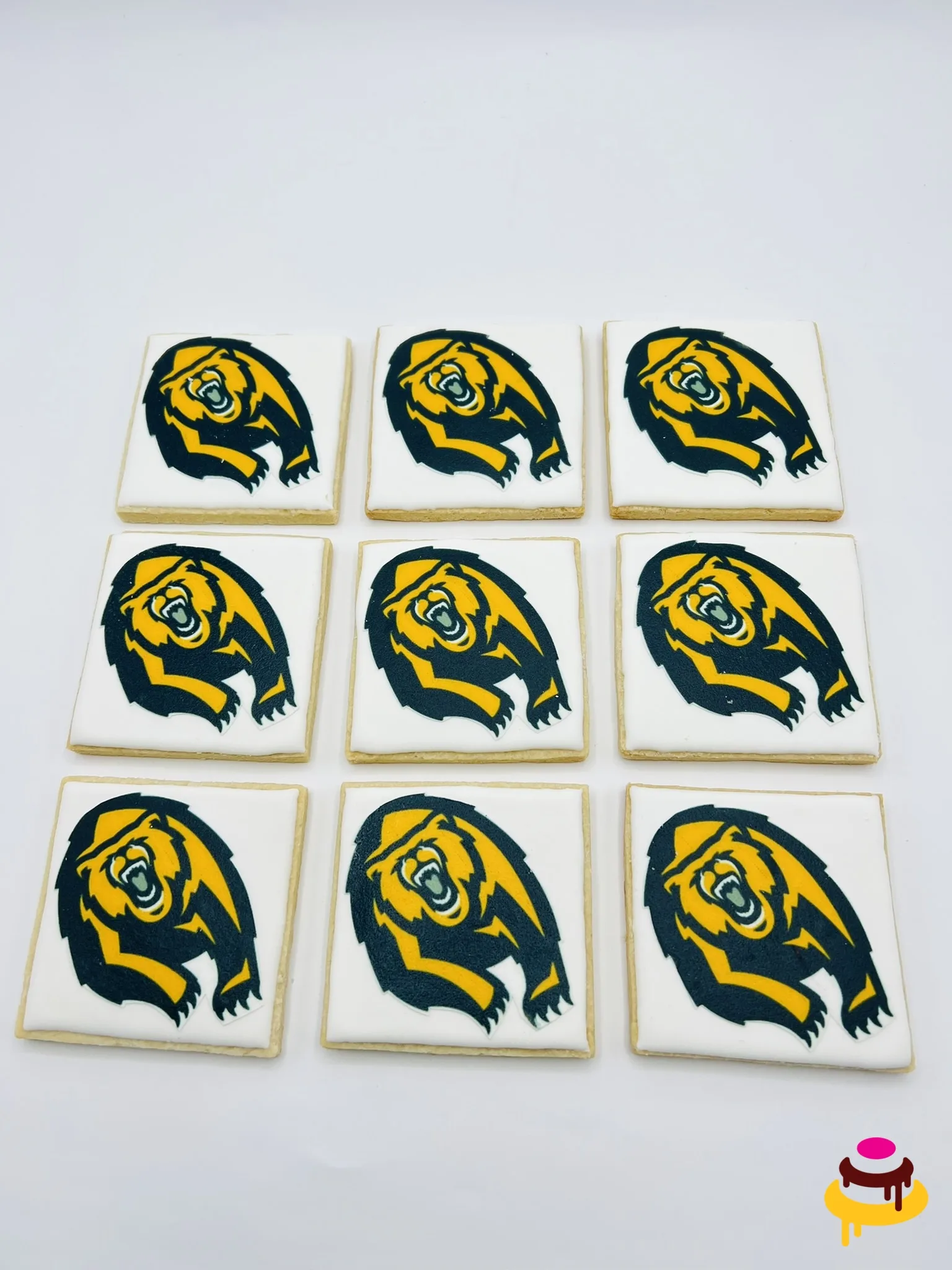 UC Berkeley Cal Bears logo hand piped corporate cookies San Francisco