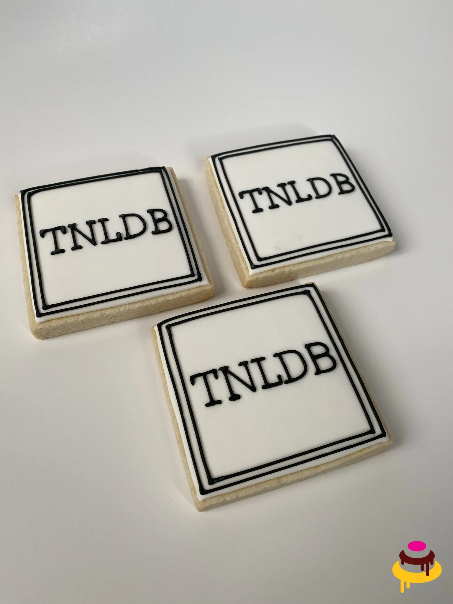 TNLDB logo hand piped corporate cookies Bay Area San Francisco