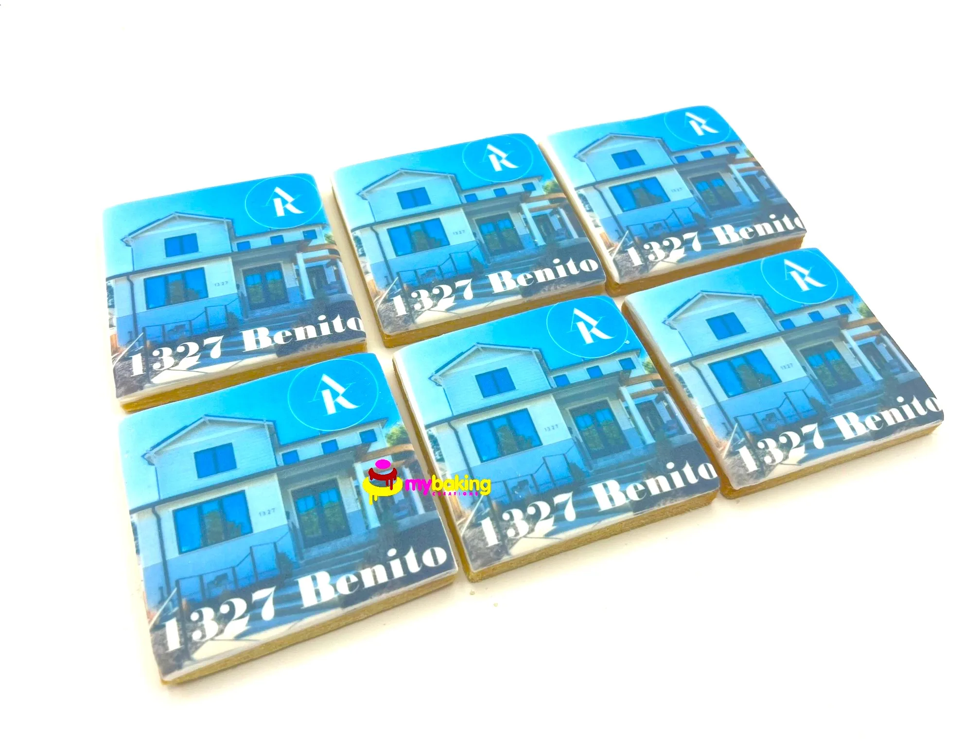 AK Realty Group printed logo corporate cookies Bay Area