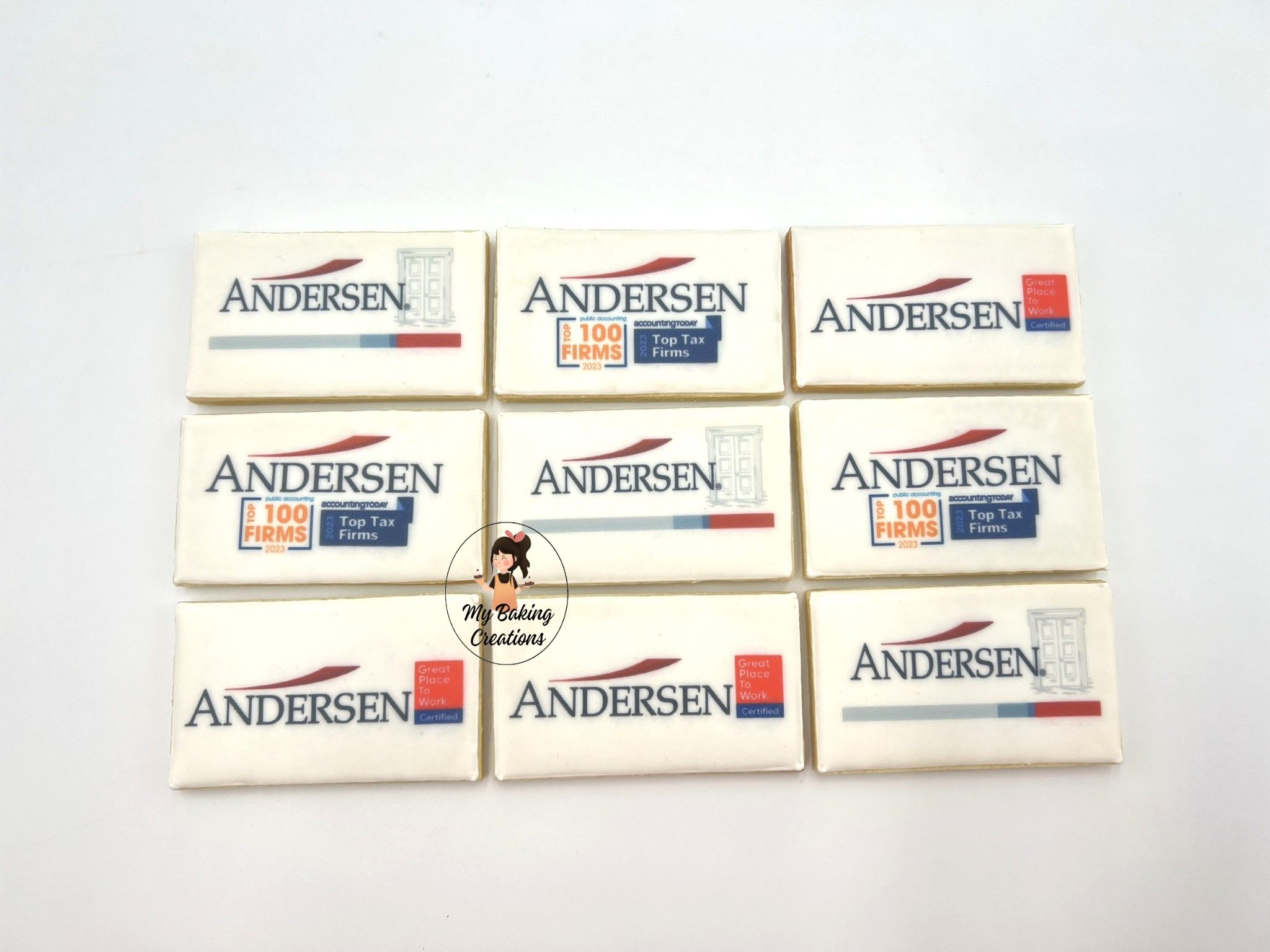Andersen Tax logo corporate cookies Bay Area San Francisco