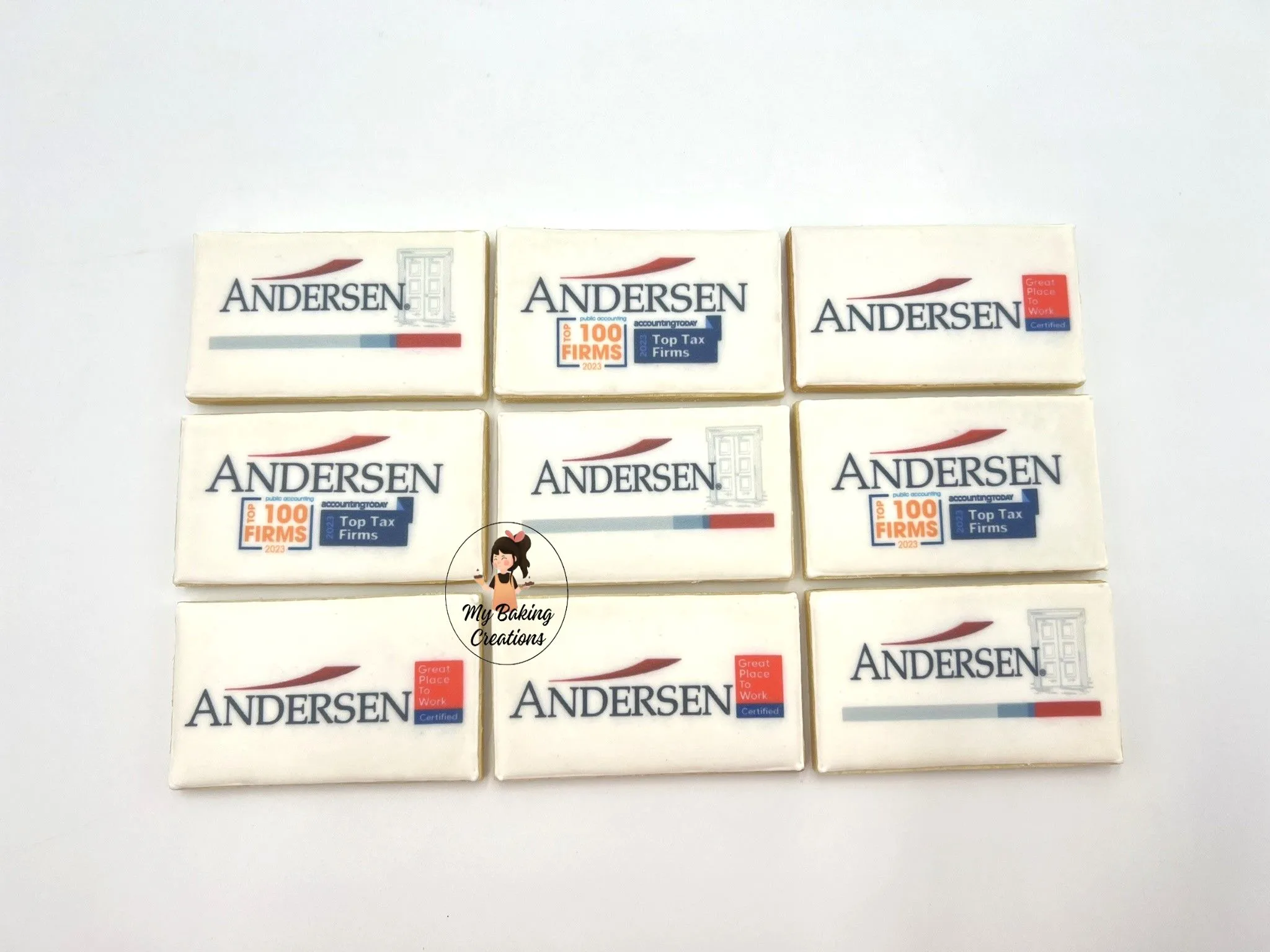 Andersen Tax logo corporate cookies Bay Area San Francisco