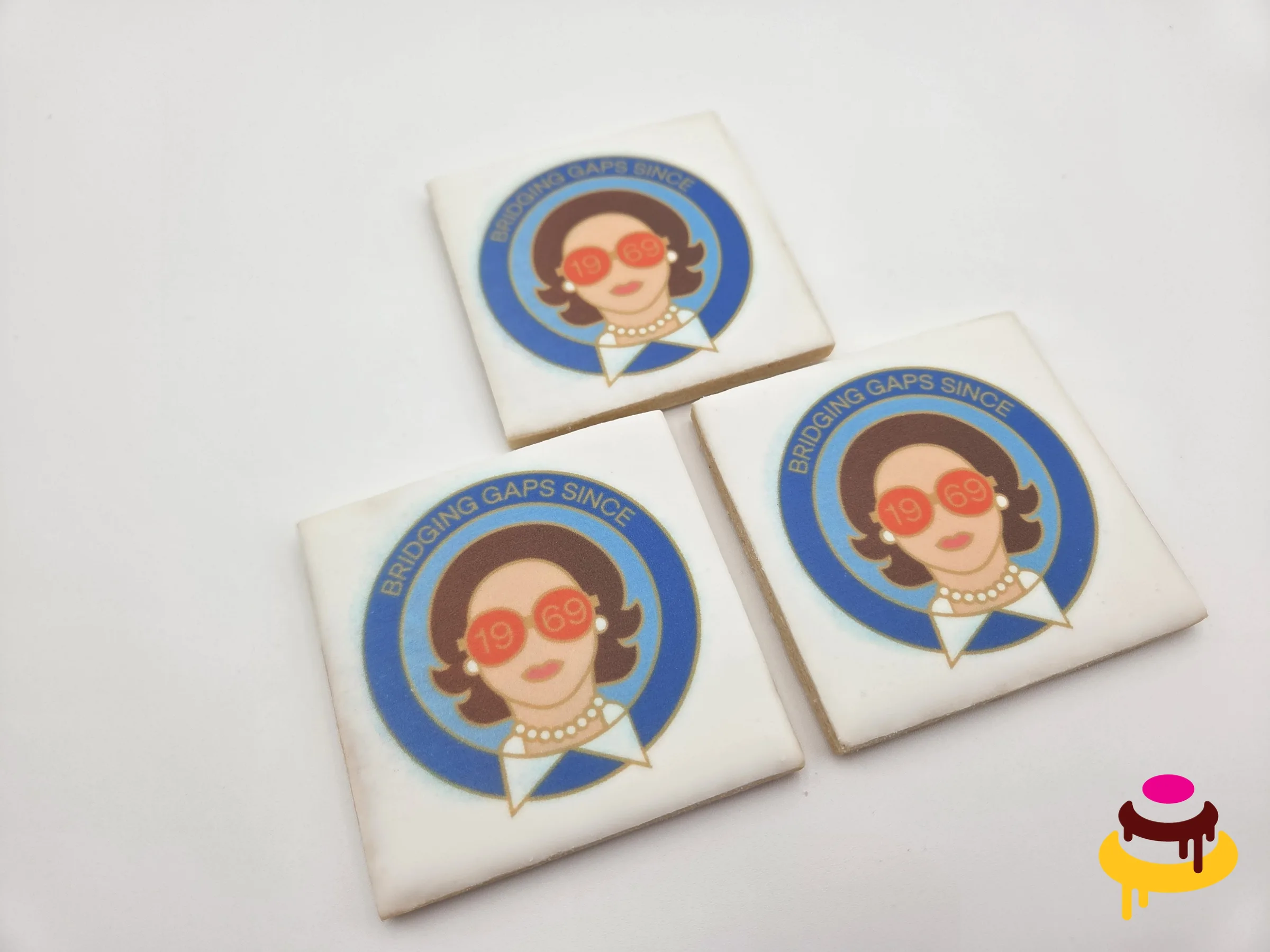 Bridging Gaps printed logo corporate cookies Bay Area