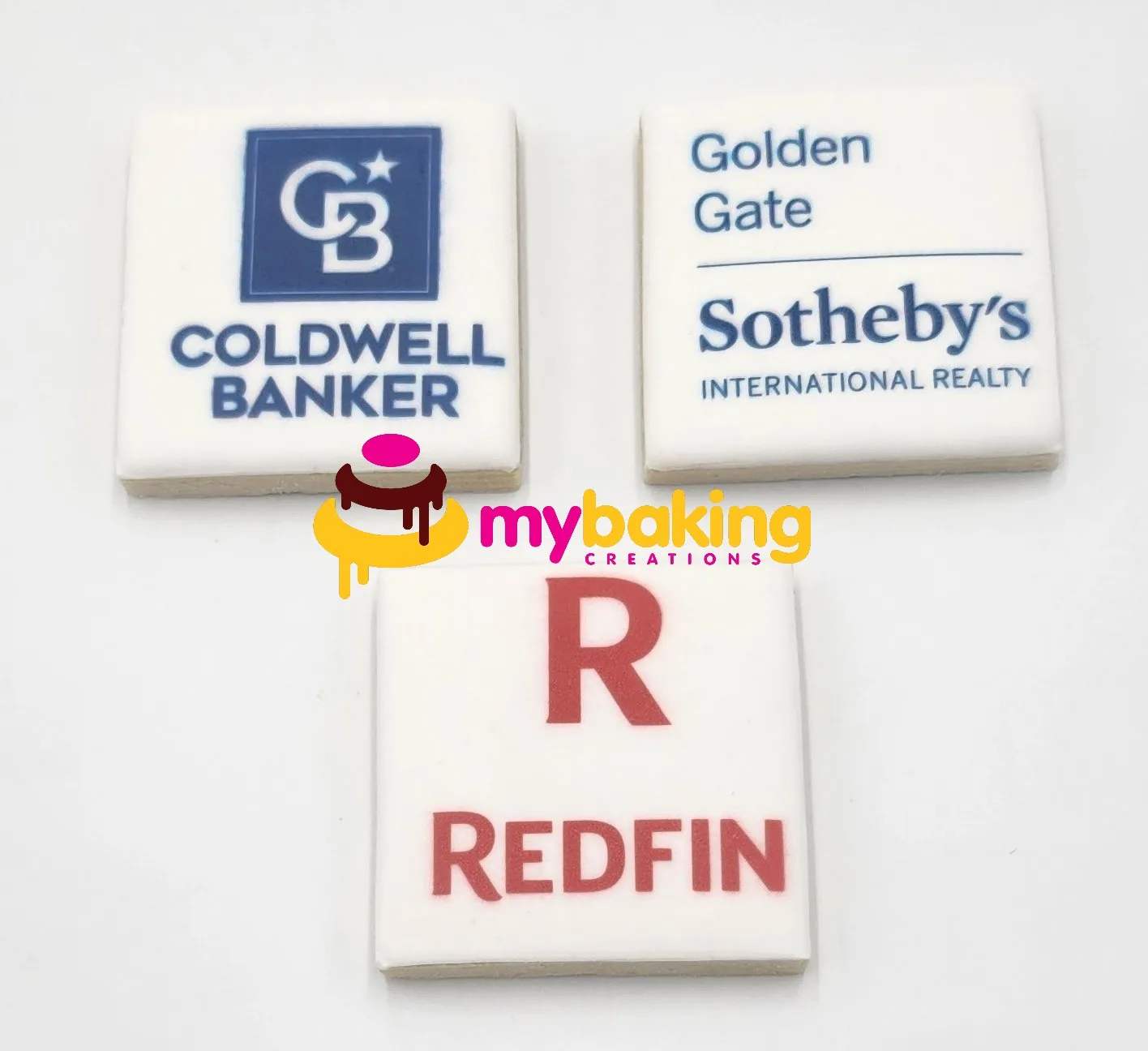 Coldwell Banker Sothebys Redfin real estate printed logo cookies San Francisco