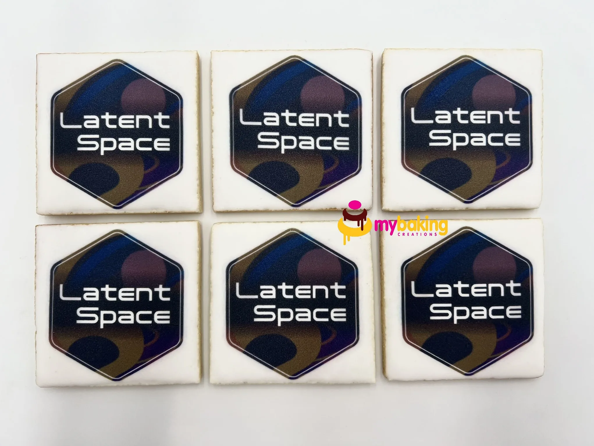 Latent Space printed logo corporate cookies Bay Area