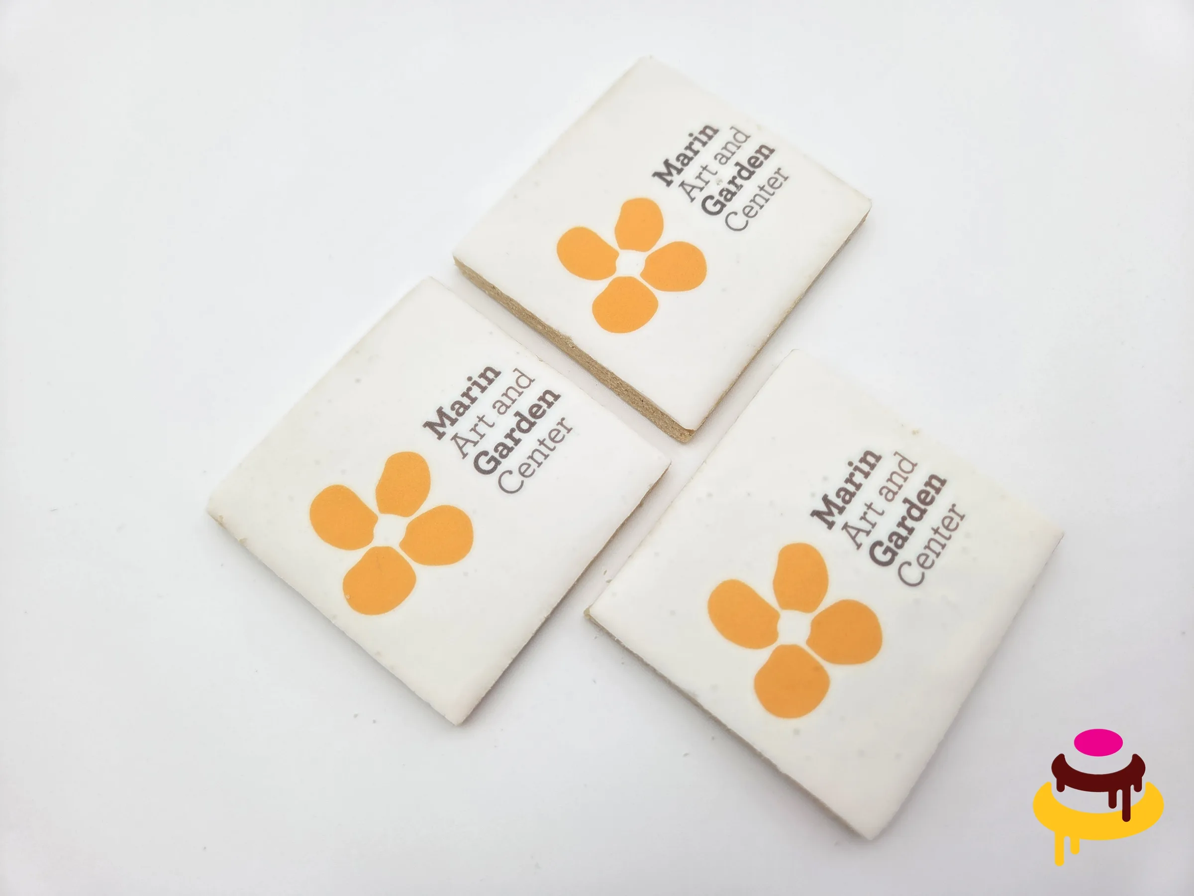 Marin Art and Garden Center printed logo corporate cookies Bay Area