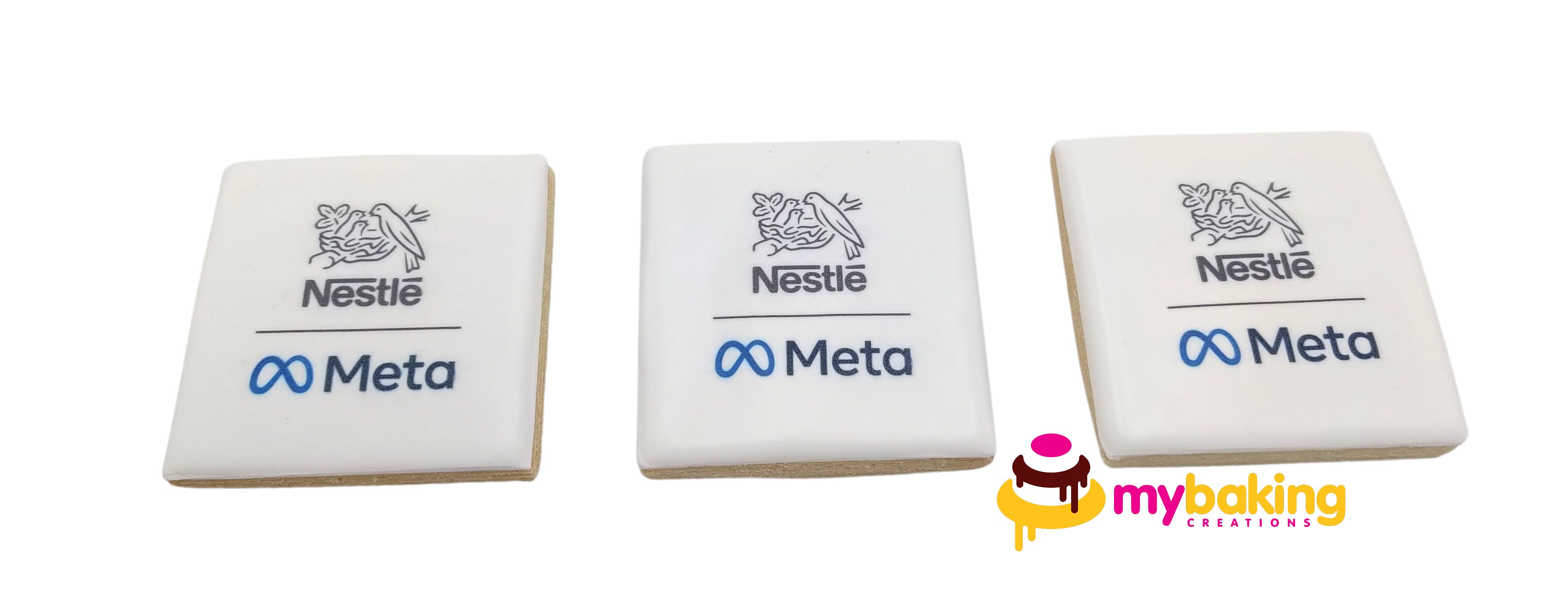 Meta Nestle printed image corporate cookies San Francisco