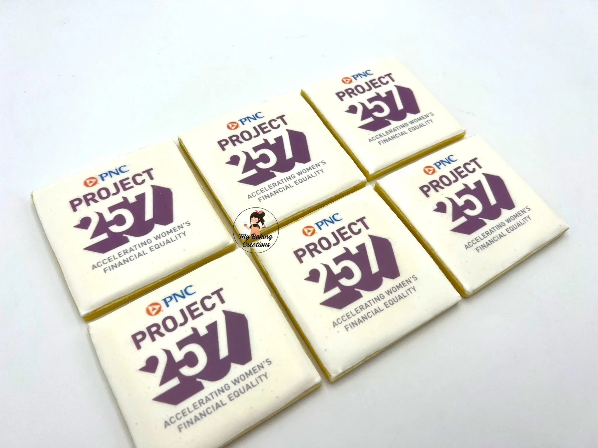 PNC Project 257 printed logo corporate cookies Bay Area