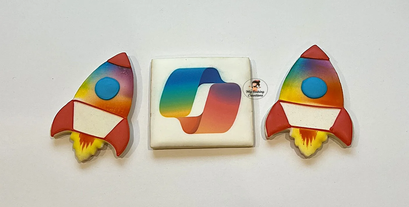 PayPal rocket and Microsoft Copilot logo corporate cookies San Francisco