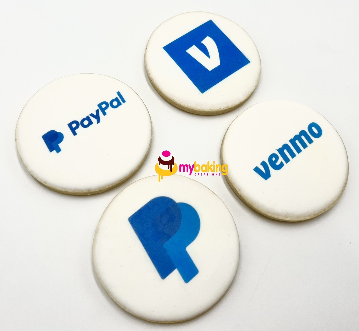 Corporate printed image cookies by My Baking Creations