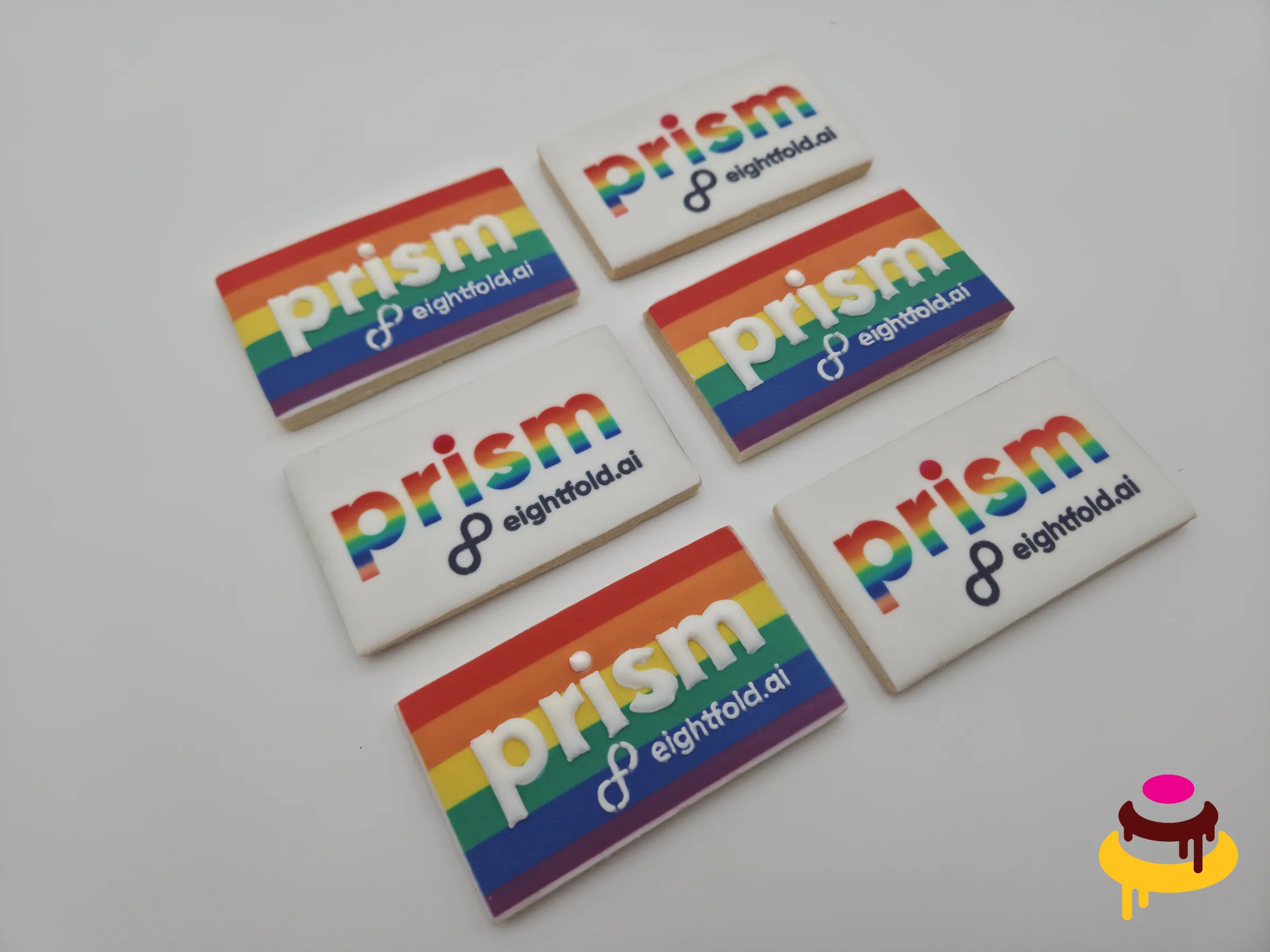 Prism Eightfold AI printed logo corporate cookies San Francisco