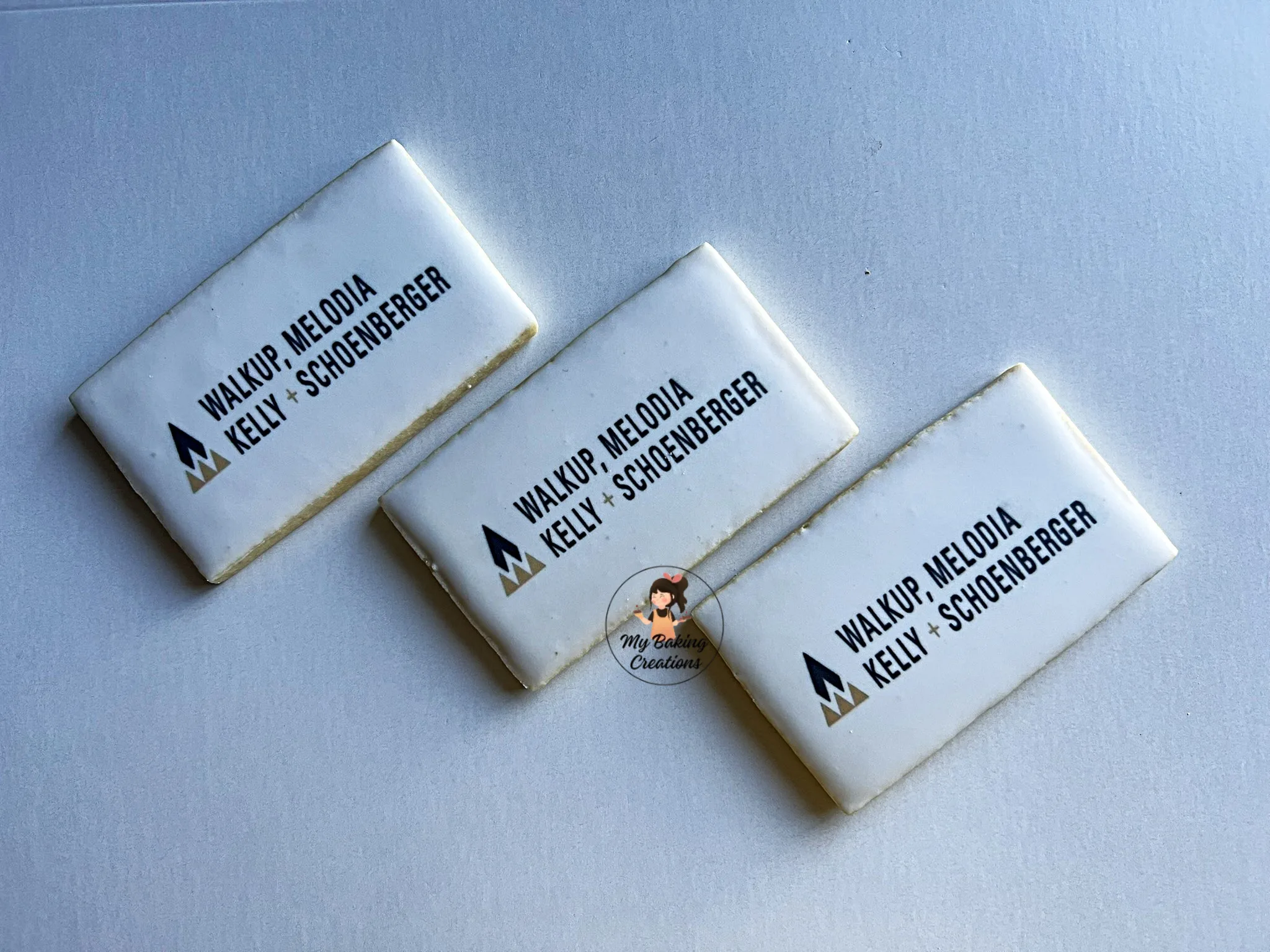 Walkup Melodia Kelly Schoenberger law firm printed logo cookies San Francisco